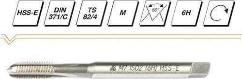 HSSE DIN371/C  M5 DÜZ KANALLI Makine KILAVUZU