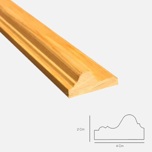 Duvar Kağıdı Çıtası Sarıçam 1. Sınıf 002 100x4,0x2,0 cm (5'li Paket)