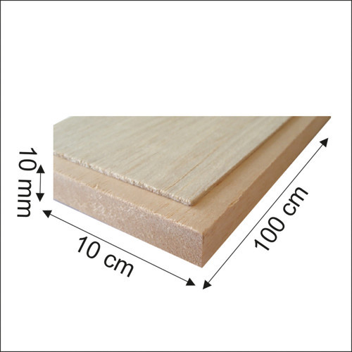 Neuhofer Balsa Ahşap Çıta 10x100 mm 100 cm (4'li Paket)