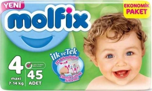 Bebek Bezi 4 Numara Maxı 7-14 Kg / 180 Adet