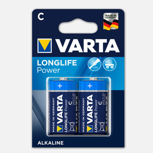 Longlife Power 2 C Alkalin Pil (6'li Paket)