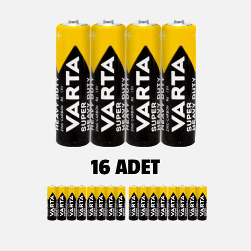 16'lı AA Süperlife Çinko Karbon Kalem Pil (6'li Paket)