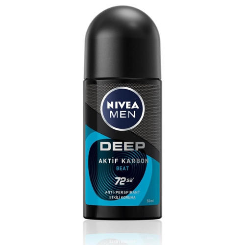 NIVEA MEN Erkek Roll-on Deodorant Deep Dimension Beat 50 ml (7'li Paket)