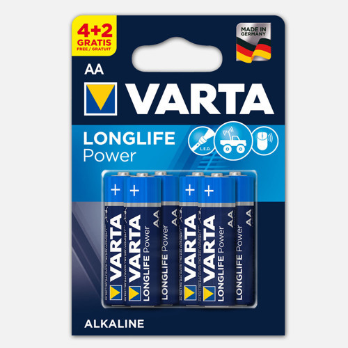 Longlife Power 4+2 AA Alkalin Pil (4'li Paket)
