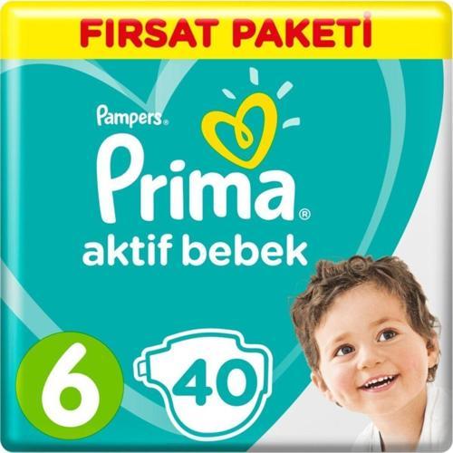 Bebek Bezi 6 Beden Fırsat Paketi 13-18 Kg 40 Adet