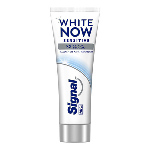 White Now Sensitive Diş Macunu 75Ml (3'li Paket)