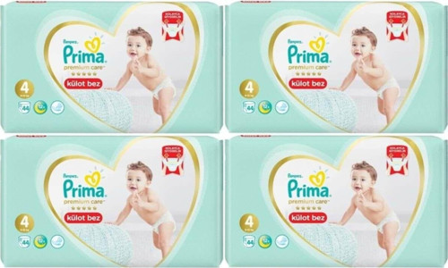Bebek Bezi Premium Care Külot 4 Beden 176 Adet