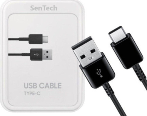 Asus Zenfone 3 (5.2) (ze520kl) Uyumlu  Type C Şarj Ve Data Kablosu Siyah