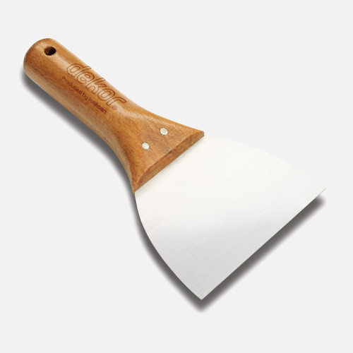 Spatulası 10 cm Ahşap Paslanmaz (8'li Paket)
