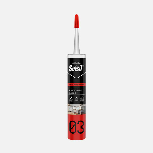 Genel Amaçlı Silikon 03 Kahverengi Ral 8028 280 ML (6'li Paket)