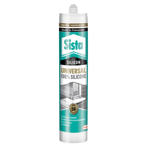 Universal Silikon Colorline Kahverengi 310 ml (4'li Paket)