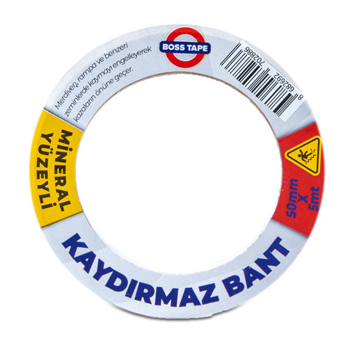 Siyah Zemin Kaydırmazlık Bandı (4'li Paket)