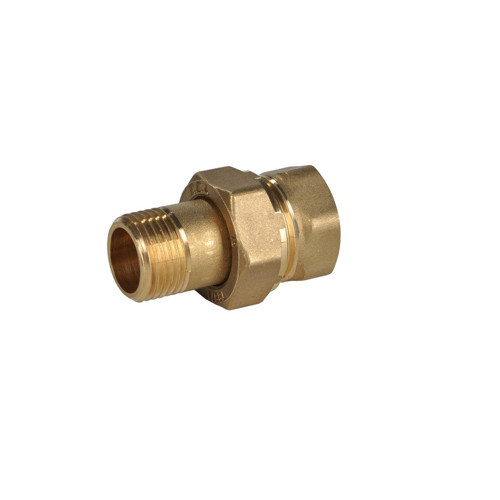 ECA 1/2 Düz Radyatör Rakoru (Pirinç) (3'li Paket)