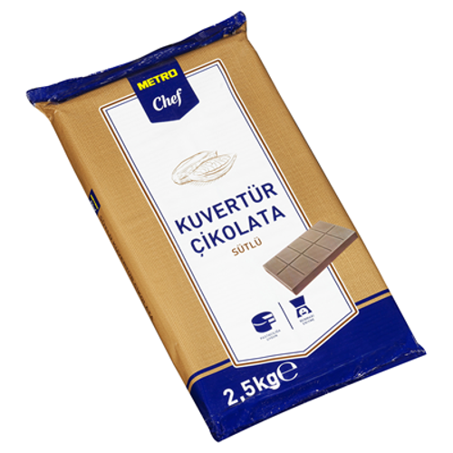 Kuvertür 2,5 Kg Sütlü (3'li Paket)