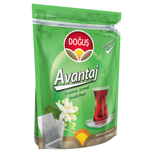 Avantaj Demlik Poşet Çay 25*40G Bergamot (6'li Paket)