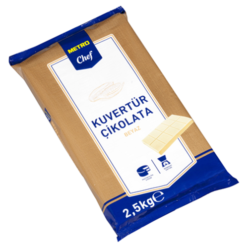 Kuvertür 2,5 Kg Beyaz (3'li Paket)