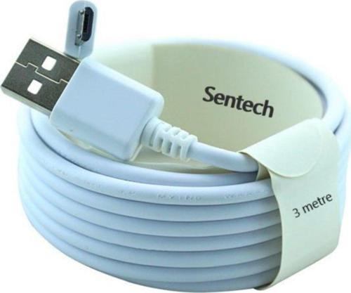 Nokia Lumia 820 (rm-825) Uyumlu  3 Metre Micro Usb Şarj Ve Data Kablosu