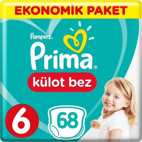 Külot Bebek Bezi 6 Beden Ekonomik Paket 34*2 68 Adet