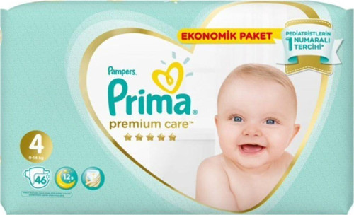 Premium Care Bebek Bezi 46'lı 4 Beden