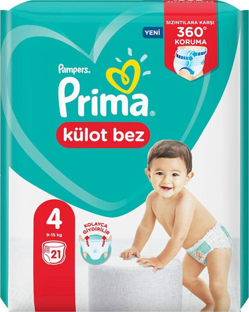 Külot Bez Tekli Paket Maxi 4 Beden 21 Beden