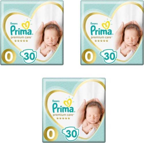 Premium Care Premature Bebek Bezi 0 Beden-numara 1,5-2.5kg 30 Lu 3 Paket 90 Adet