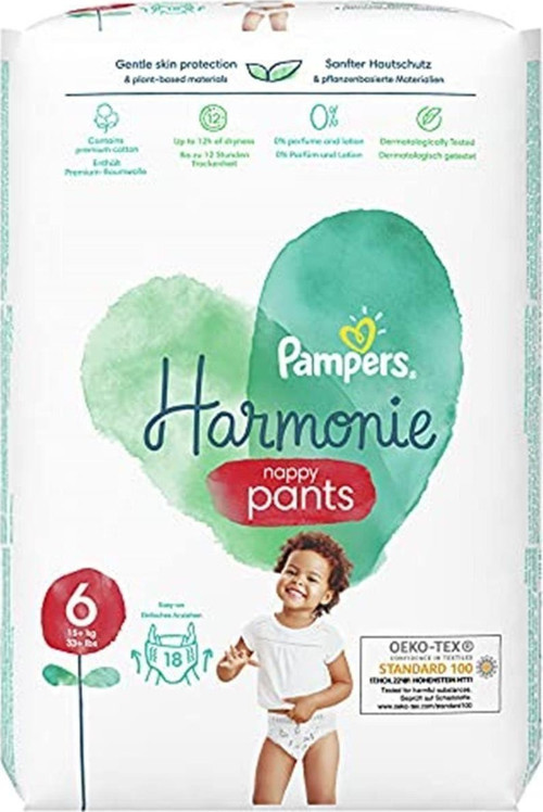 Pampers Harmonie Külot Bez 6 Beden 18 Adet