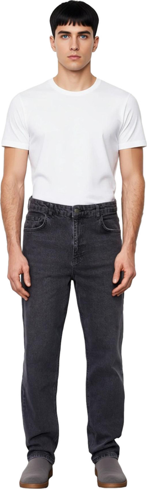 Erkek Denim Straight Fit Bol Kot Pantolon Pamuk Rahat Günlük Stil Yaz Aylarının Vazgeçilmezi
