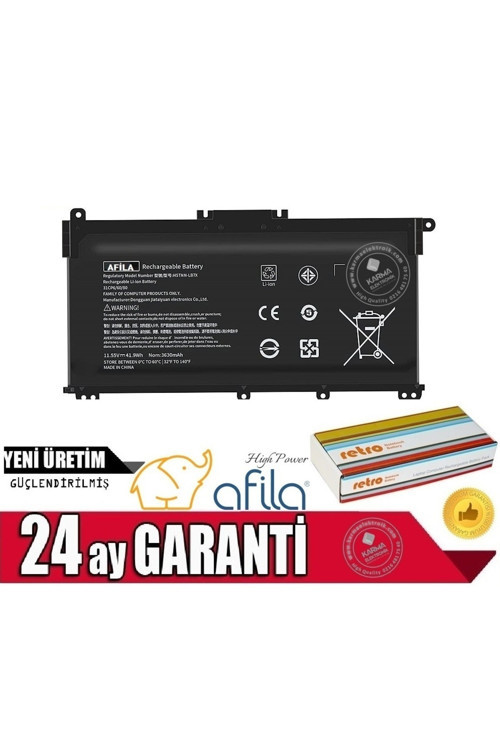 HP 15-dw4007nt (71T64EA) Uyumlu Notebook Bataryası, Laptop Pili