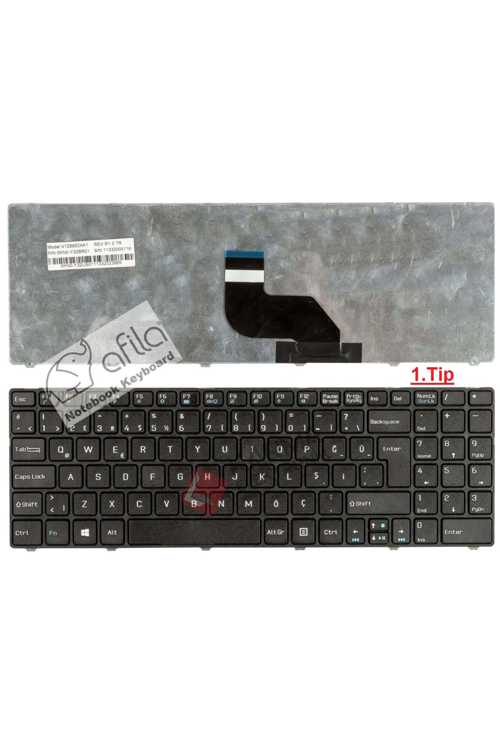 Medion P6634 P7818 Notebook Klavyesi, Laptop Tuş Takımı (Siyah TR)