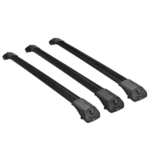 Land Rover Range Rover Sport (L320) 2005-2013 Arası ile uyumlu ACE-1 Ara Atkı Tavan Barı SİYAH 3 ADET BAR