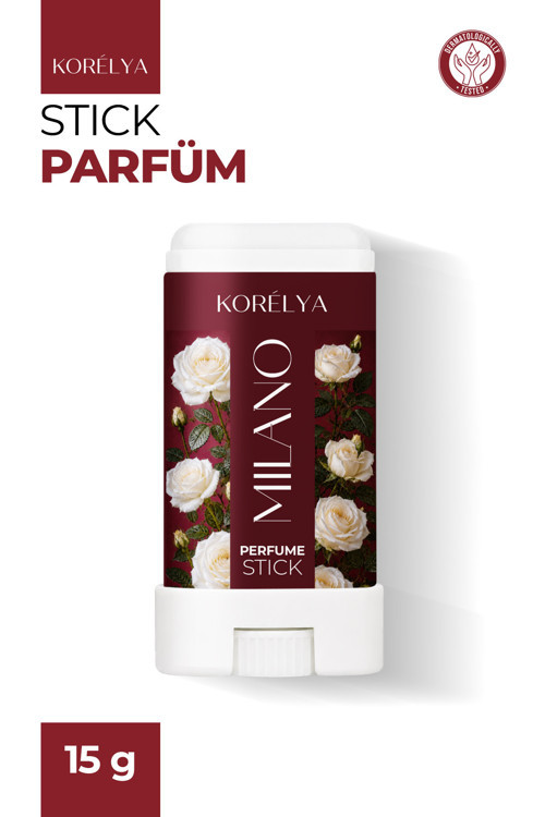 Stick Katı Parfüm Milano Beyaz Gül 15 g | Çiçeksi Katı Parfüm