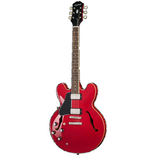 ES-335 Solak Semi Hollow Elektro Gitar (Cherry)