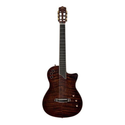 Stage Artist Thinbody Elektro Klasik Gitar (Habano Burst)