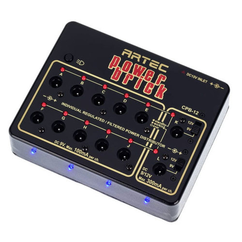 CPB-12 Power Brick 12 Çıkışlı Pedal Güç Kaynağı