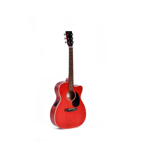 000C-10E-TRD Elektro Akustik Gitar (Tranclucent Dark Red)