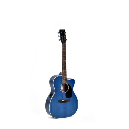 000C-10E-TBL Elektro Akustik Gitar (Tranclucent Ultramarine Blue)