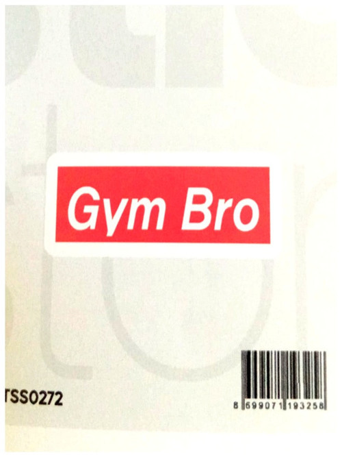 The Sticker Story Gym Bro Tss0272 Kişileştirme Stickerı - 2 adet