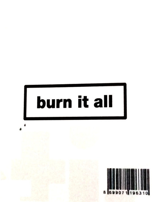 The Sticker Story Burn İt All Tss0565 Kişileştirme Stickerı - 2 adet