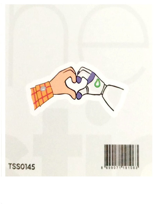 The Sticker Story Kalp Eller Tss0145 Kişileştirme Stickerı - 2 adet