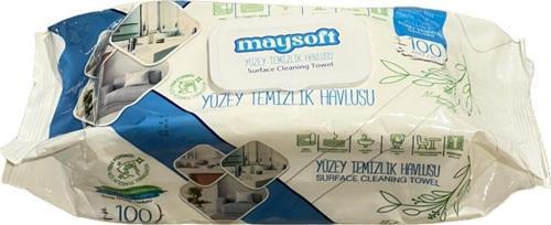 MaySoft Yüzey Temizlik Havlusu 100 adetli