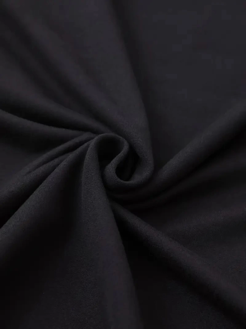 Baskılı Oversize Bisiklet Yaka T-shirt - Siyah