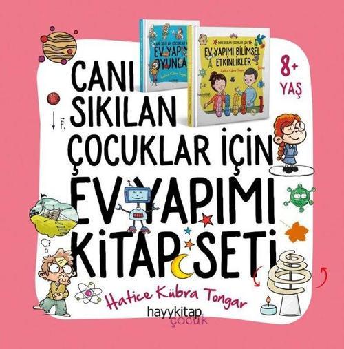 Canı Sıkılan Çocuklar İçin Ev Yapımı Kitap Seti - 2 Kitap Takım