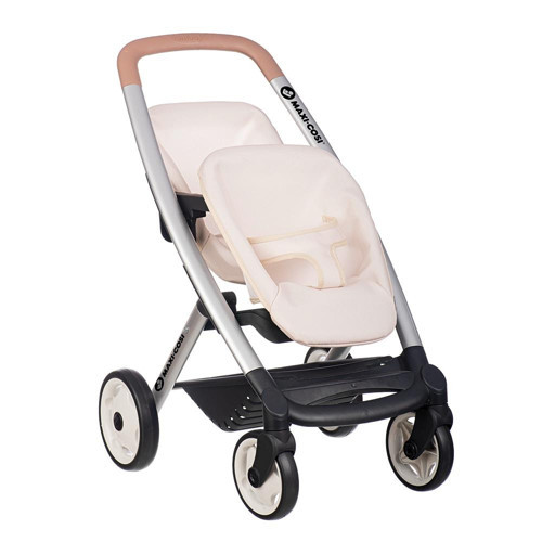 Maxi-Cosi&Quinny Oyuncak İkiz Bebek Arabası - Bej 253222