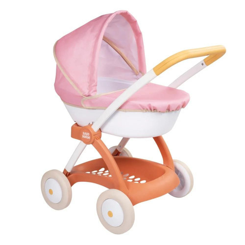Baby Nurse Chulli Pop Oyuncak Bebek Arabası Pusetli ve Başlıklı, Pembe 254124