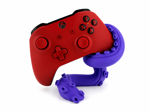 Dekoratif Oyun Kumandası Standı 🕹️ Modern Masaüstü Düzenleyici 💜 Sert Plastik Kontrolcü Standı