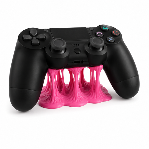 PS4 Oyun Kolu Standı Ergonomik Masaüstü Kontrolcü Tutucu Dekoratif Oyun Aksesuarı Siyah Pembe 🎮🕹️