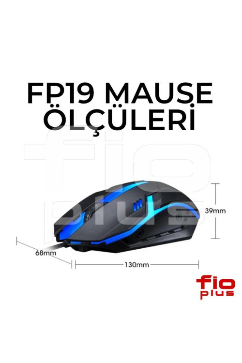 Oyun Mouse Kablolu Usb Optik Oyuncu Mause Ergonomik Led Işıklı Gaming