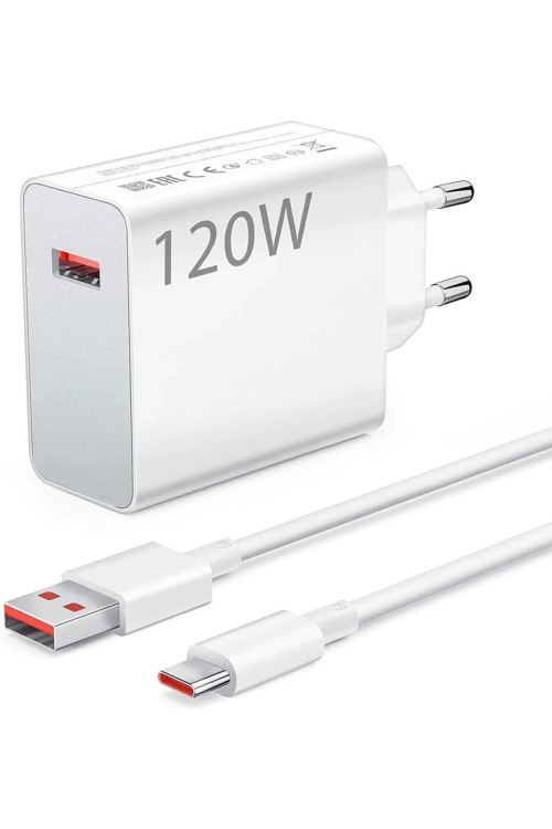 Type-C 120(Watt) Hızlı Şarj Aleti Adaptör Kablo Set