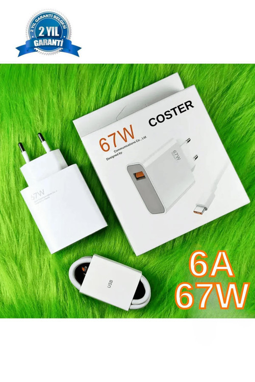 67 Watt Hızlı Çift Turbo Şarj Seti (Type-A) Android Uyumlu