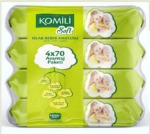 Soft Islak Havlu 70 Yaprak 4'lü Paket